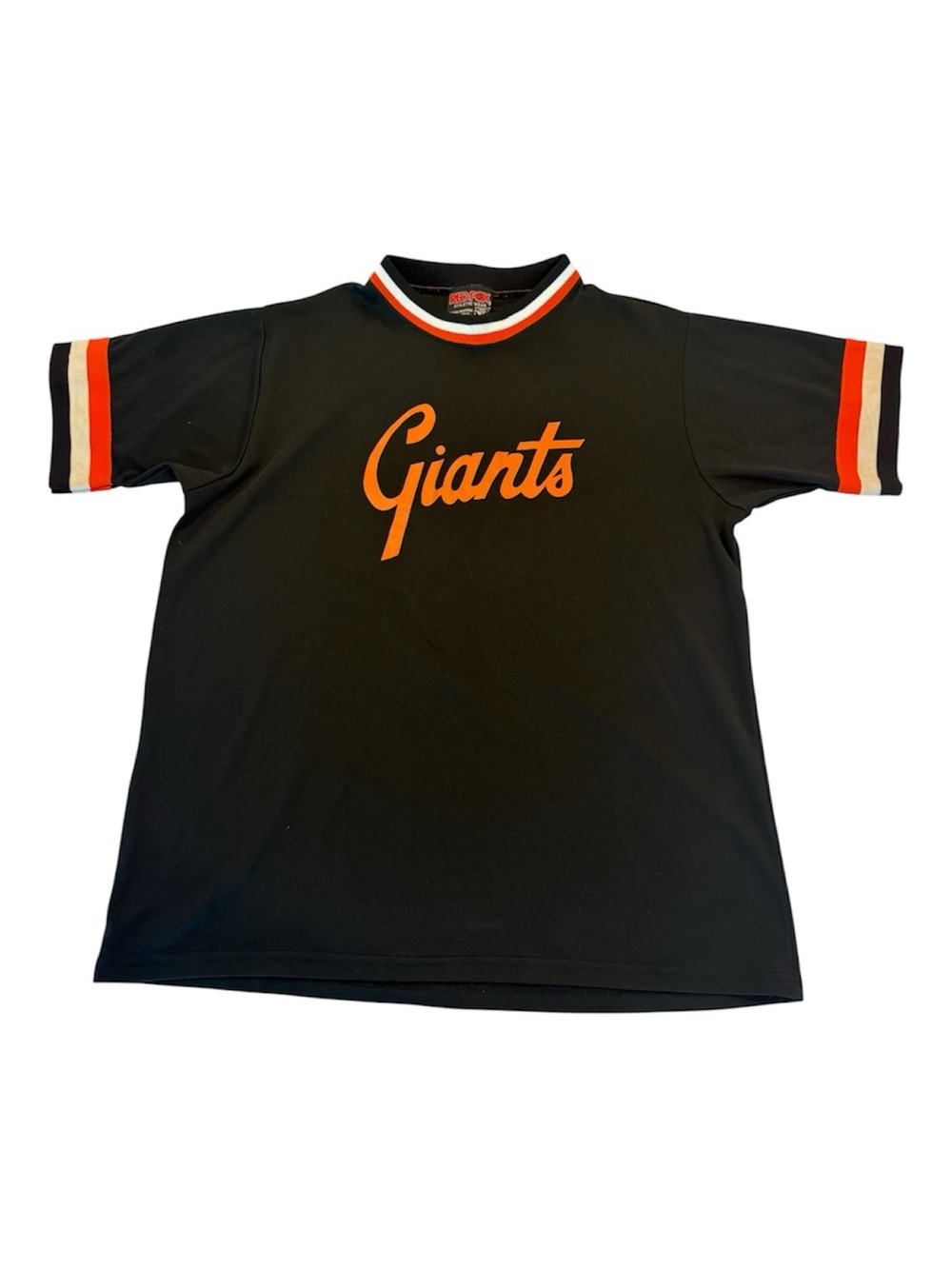 Vintage San Francisco Giants Black & Orange Short Sleeve Tee | XL | See Notes